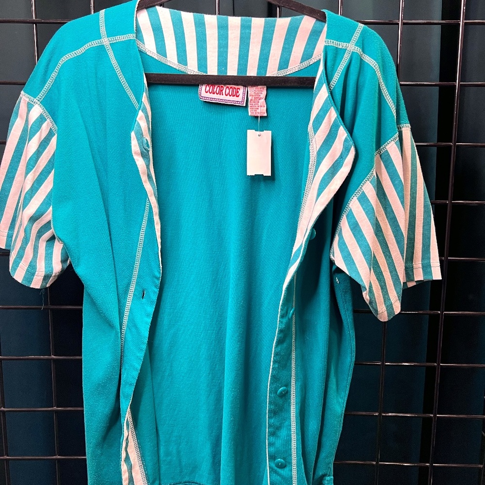 Vintage x Color Code Button Down Mens Top